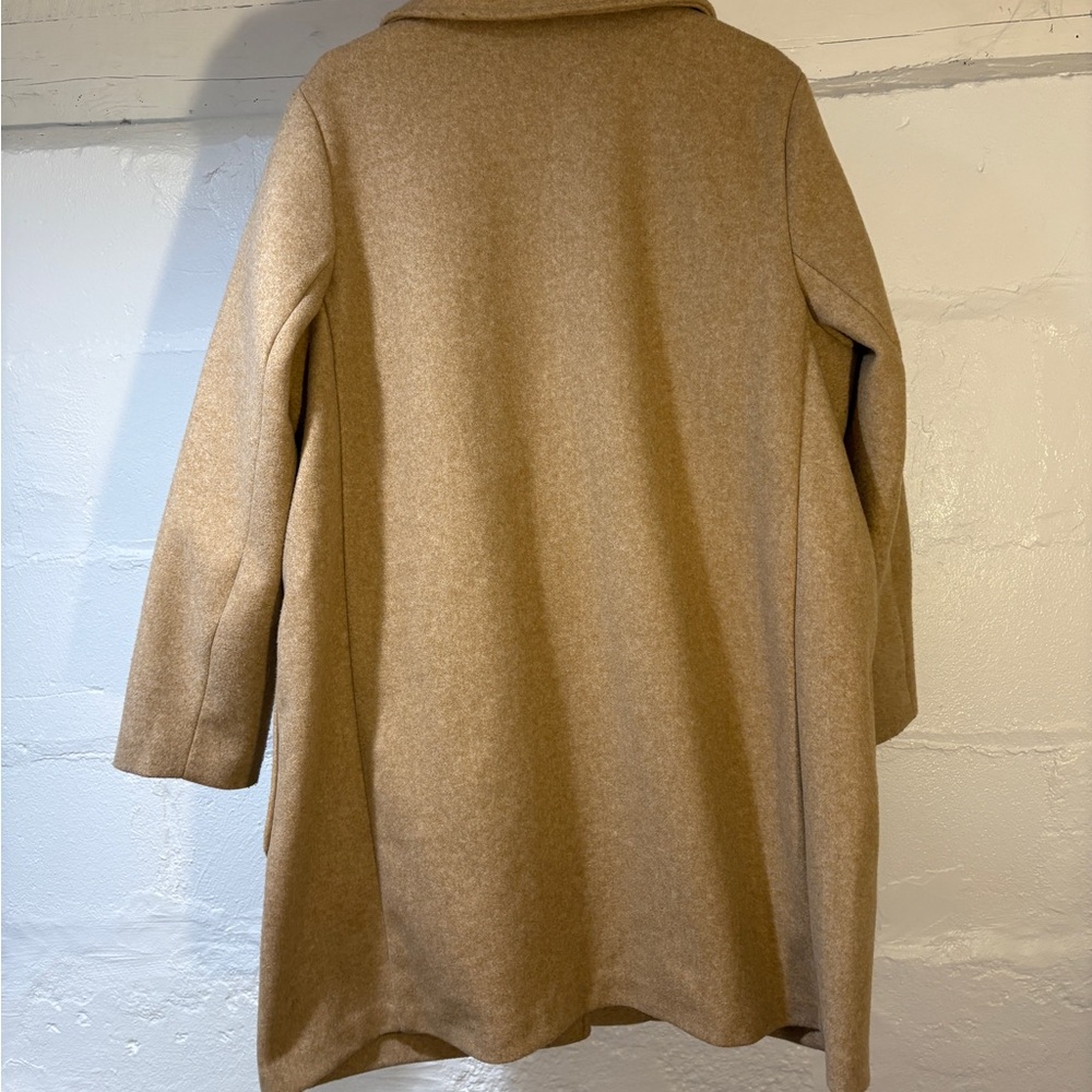 Women's Tan Coat - Picture 2 of 7